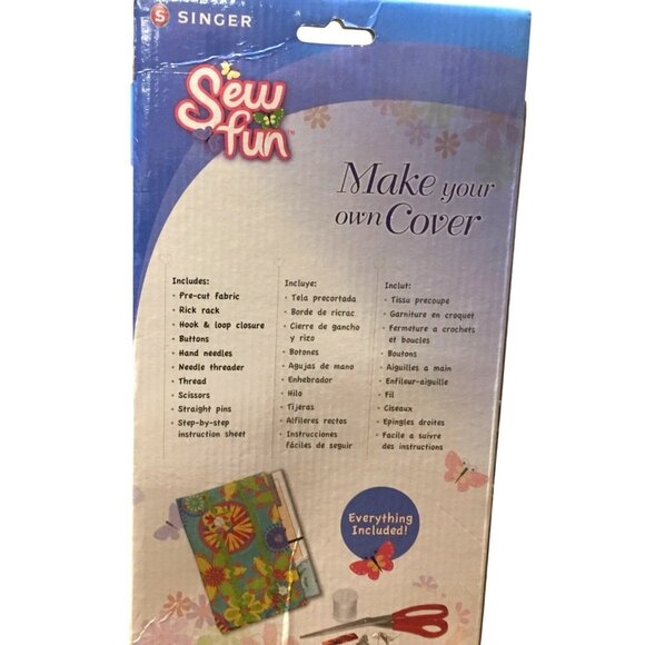 Singer Sew Fun Make your own Cover Kit for Book Journal or eReader NSP #00673 - Picture 2 of 9